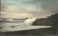 Surf at Nantasket Nantasket Beach, MA Postcard Postcard Postcard