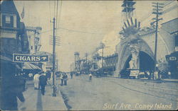 Surf Ave. Coney Island, NY Postcard Postcard Postcard