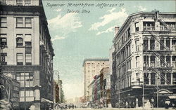 Superior St. North from Jefferson St. Toledo, OH Postcard Postcard Postcard