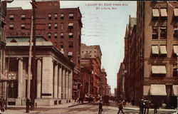 Locust St. East from 8th Postcard