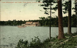 Lake Mascuppic and Lake View Park Lowell, MA Postcard Postcard Postcard