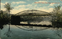 Beaver Brook, Parker Avenue Bridge Lowell, MA Postcard Postcard Postcard