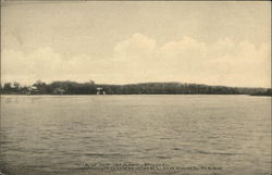 View of the View of Hart Pond South Chelmsford, MA Postcard Postcard Postcard