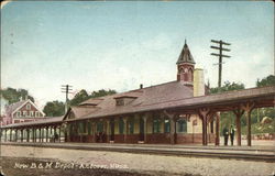 New B & M Depot Postcard