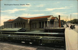 Burlington Station Omaha, NE Postcard Postcard Postcard