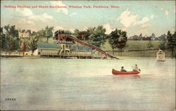 Bathing Pavilion and Shoot-the-Chutes, Whalom Park Postcard