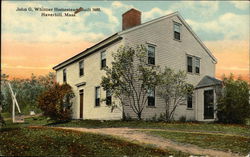 John G. Whittier Homestead Postcard