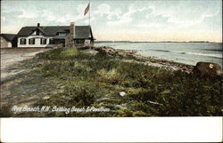 Bathing Beach & Pavilion Rye Beach, NH Postcard Postcard Postcard