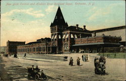 New York Central and Hudson River Depot Postcard