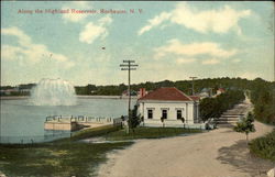 Along the Highland Reservoir Rochester, NY Postcard Postcard Postcard