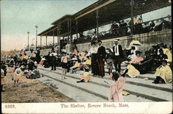 The Shelter Revere Beach, MA Postcard Postcard Postcard