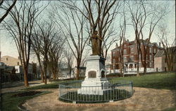 Hannah Duston Monument Haverhill, MA Postcard Postcard Postcard