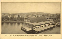 One of the Views from the Waltham Watch Factory Looking North Massachusetts Postcard Postcard Postcard