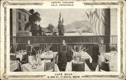 Cafe Bova Boston, MA Postcard Postcard Postcard