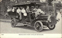 Seeing Savin Rock in Miller Motor Car West Haven, CT Postcard Postcard Postcard