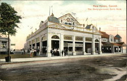 The Merry-go-round, Savin Rock New Haven, CT Postcard Postcard Postcard