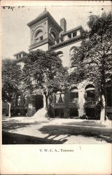 Street View of YWCA Postcard