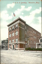 IOOF Building Worcester, MA Postcard Postcard Postcard