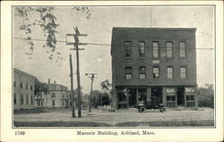 Masonic Building Postcard