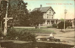 Residence of O. E. Bullard Caryville, MA Postcard Postcard Postcard