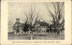 Methodist Church and Parsonage Postcard