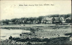 Willow Road showing Hotel Tudor Postcard