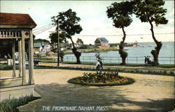 The Promenade Nahant, MA Postcard Postcard Postcard