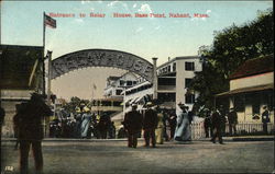 Entrance to Relay House, Bass Point Postcard