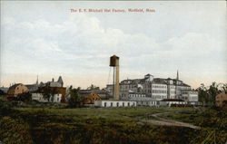 The E.V. Mitchell Hat Factory Medfield, MA Postcard Postcard Postcard