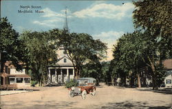 North Street Medfield, MA Postcard Postcard Postcard