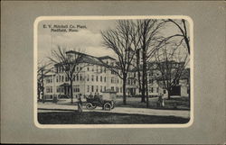 Street View of EV Mitchell Company Plant Medfield, MA Postcard Postcard Postcard