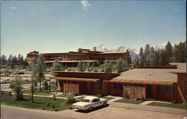 Cottages at Jackson Lake Lodge Grand Teton National Park Postcard