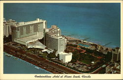 Fontainebleau Hotel at Miami Beach, Florida Postcard Postcard Postcard