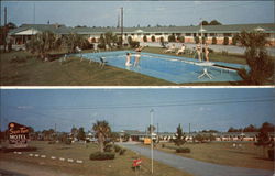 Sun Tan Motel Allendale, SC Postcard Postcard Postcard