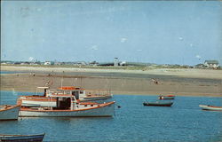 Beach and Fishing Boats Seabrook Beach, NH Postcard Postcard Postcard