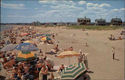 Bathing Beach and Cottages Ocean Park, ME Postcard Postcard Postcard