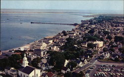 Provincetown From Top of Pilgrim Monument Postcard