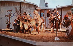 The Zulu Group - African Pavilion Postcard