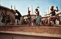 Olatunji and his Drums of Passion (Nigeria) Africa Pavilion Postcard