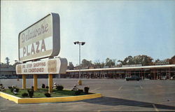 The Delaware Plaza Shopping Center Postcard