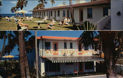 The Sun Coast Motel Daytona Beach, FL Postcard Postcard Postcard