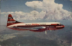 The Super Convair 340 Postcard