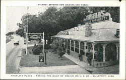 Dine at Angelo's Place Gulfport, MS Postcard Postcard Postcard