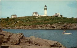 Two Lights Lighthouse Postcard