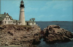 Portland Head Light Maine Postcard Postcard Postcard