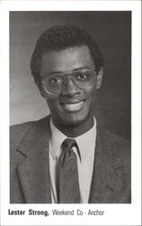 Lester Strong, Weekend Co-Anchor Postcard