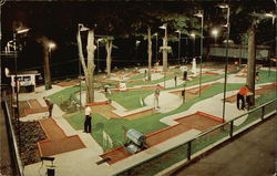 Miniature Golf Course, Lake Compounce Bristol, CT Postcard Postcard Postcard