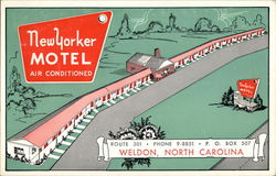 New Yorker Motel, Air Conditioned Postcard