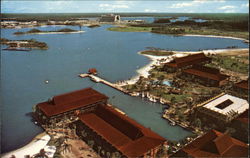 The Polynesian Village at Disney World Postcard