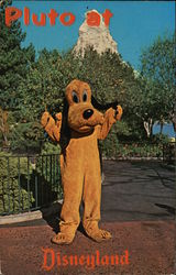 Pluto at Disneyland Anaheim, CA Postcard Postcard Postcard